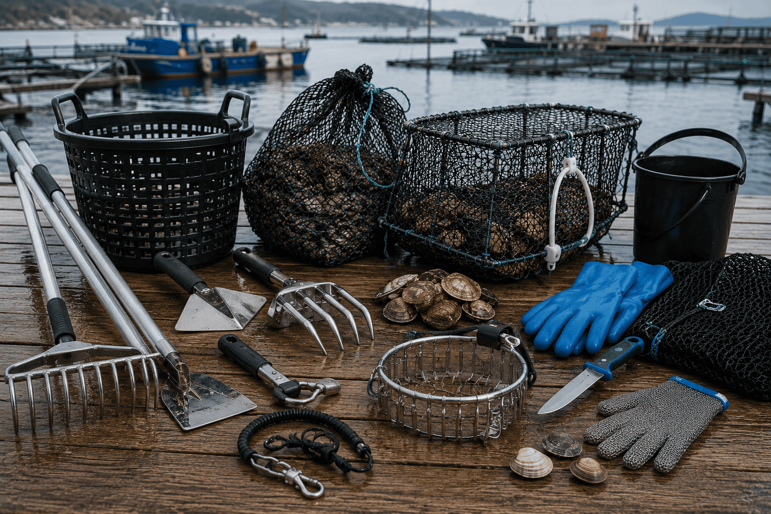 Material para marisqueo