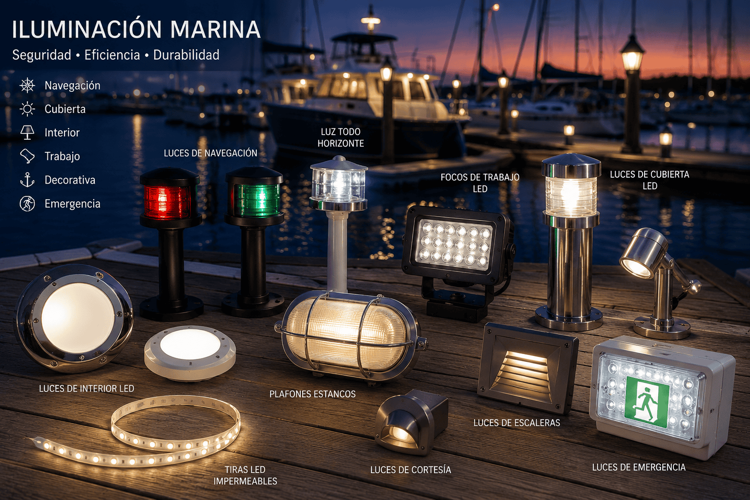 Iluminación marina